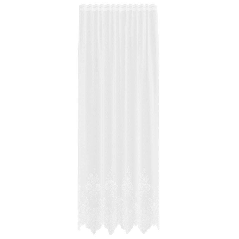 Semi Sheer Curtain Single Panel, 280cm Height x 150cm Width 