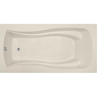 Charlotte 72'' x 36'' Soaking Acrylic Bathtub