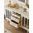 American Style Light Luxury White Accent Cabinet