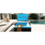 Méridiennes de patio réglables, lit de jour moderne en acier Hdpe pour piscine