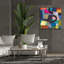  «Freeway 2» par Cheryl Warrick, art mural sur toile, 37 po x 37 po
