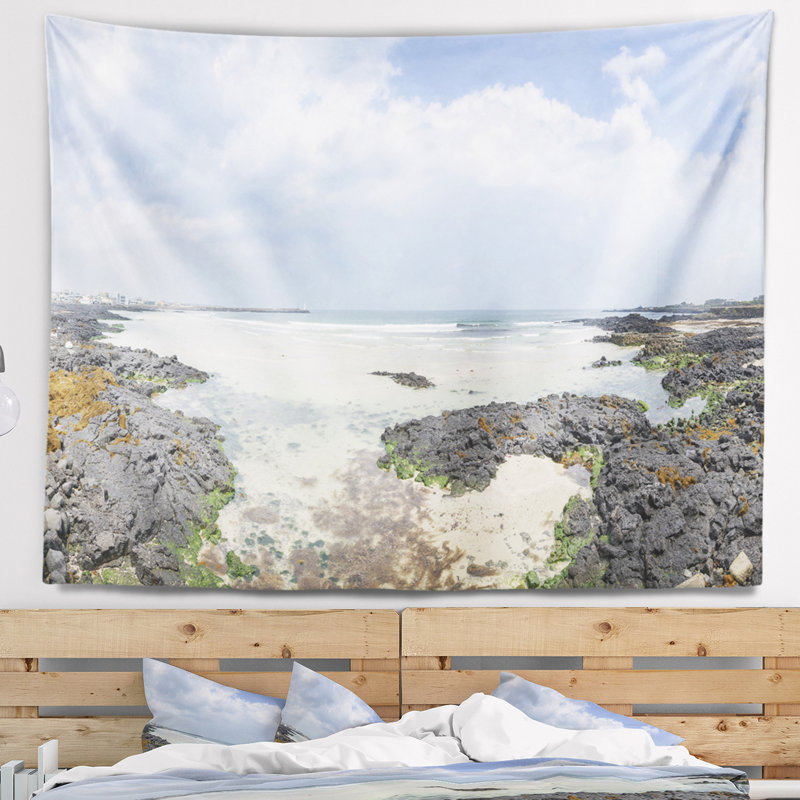 Tapisserie de plage landscape the landscape woljeongri, H 68 po x l 80 po