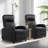 Recliner Sofa, Massage Couch, Glider Chair with Footrest and High Back-1409742700