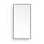 Slimline Rectangle Solid Wood Wall Mirror-1980290760