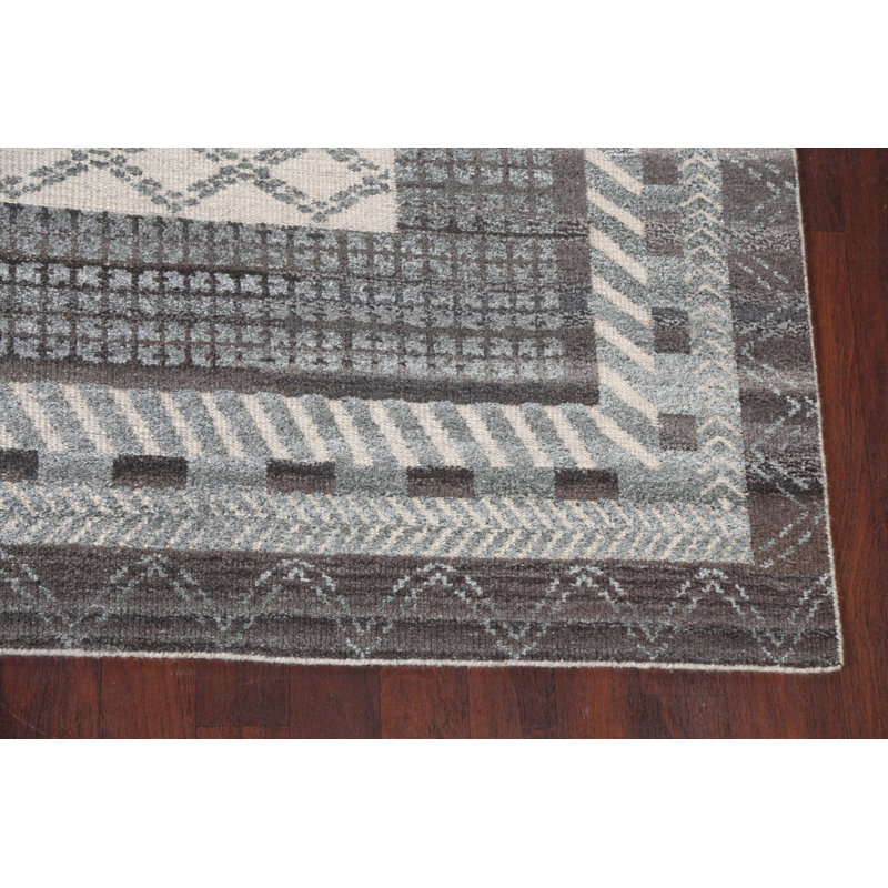 Tapis marocain treillis noué à la main 8 x 10
