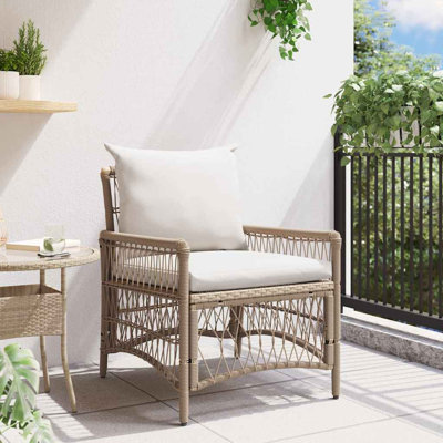 Outdoor Patio Dining Chair with Cushion