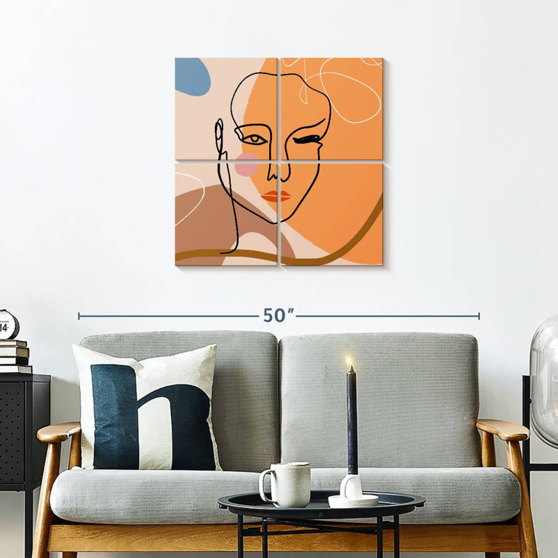 Contour féminin Leisha, H 26 po x l 26 po