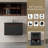 24" Floating Bathroom Vanity Modern Wall-Mounted Striped Single Bathroom Vanities with Soft-Close Drawer, Quartz Basin, Smoked Walnut-1806762752-1806762766