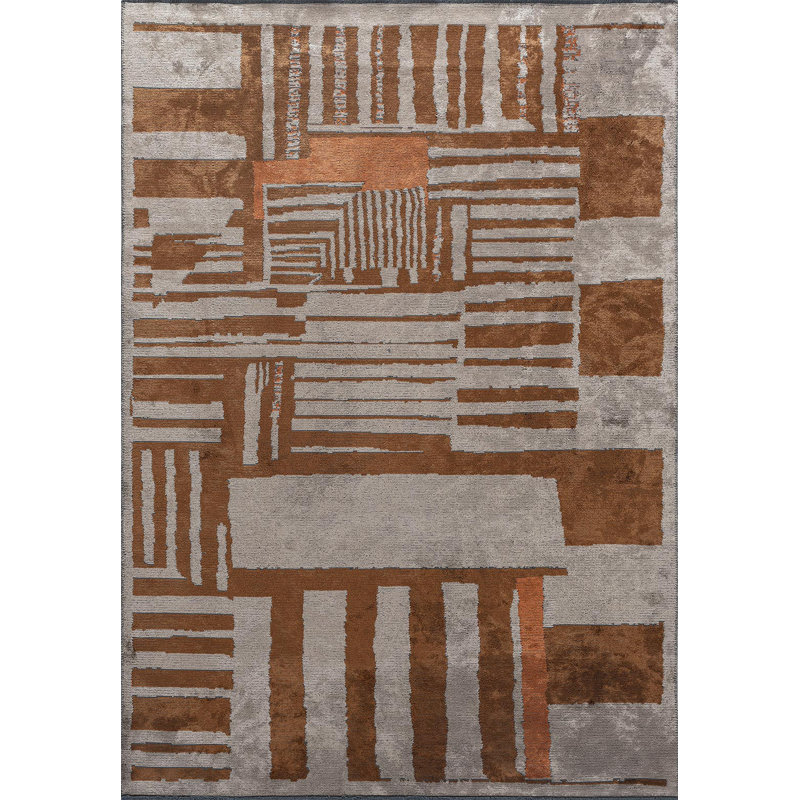 Rapture Abstract Area Rug, Rectangle 6'7" x 8'3"