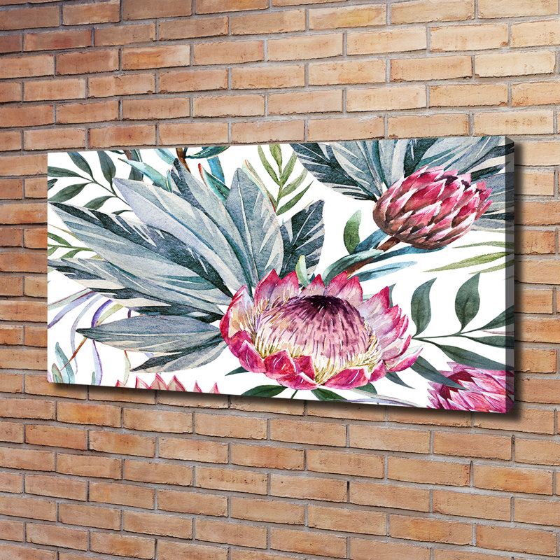 Protea - Wrapped Canvas Print