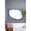 Miroir coquelicot avec cadre doré 30 po x 1 po x 40 po - Décoration moderne pour salle de bain et vestibule Forme ovale Toucher élégant Décoration contemporaine Style ovale spécial-1224558339