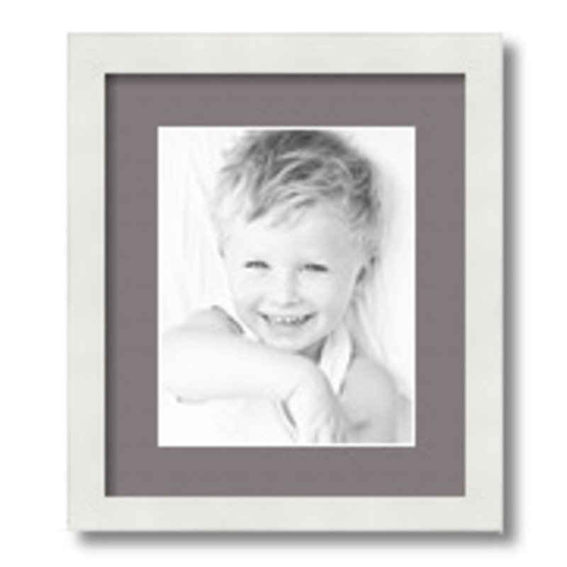Matte Picture Frame, Pewter