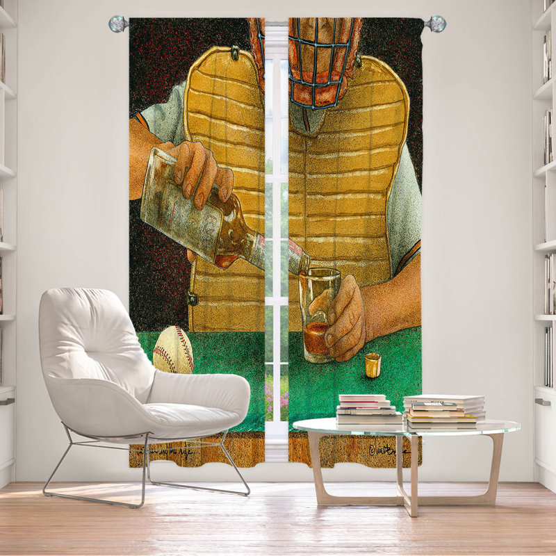 Paire de rideaux obscurcissant en polyester Paramonos, L 20 po x L 52 po