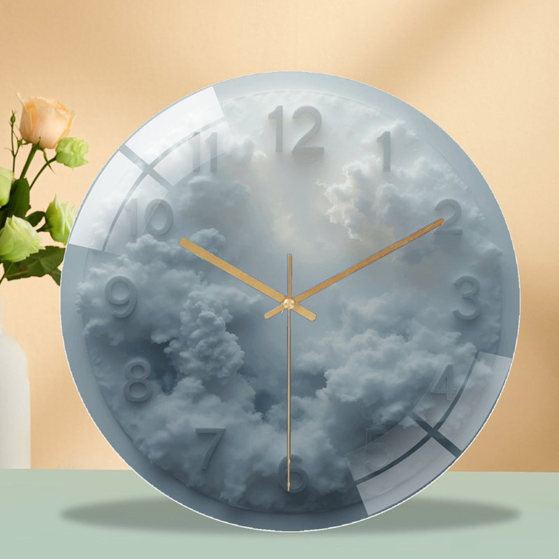 Horloge murale Creative Creative Cloud Cloud