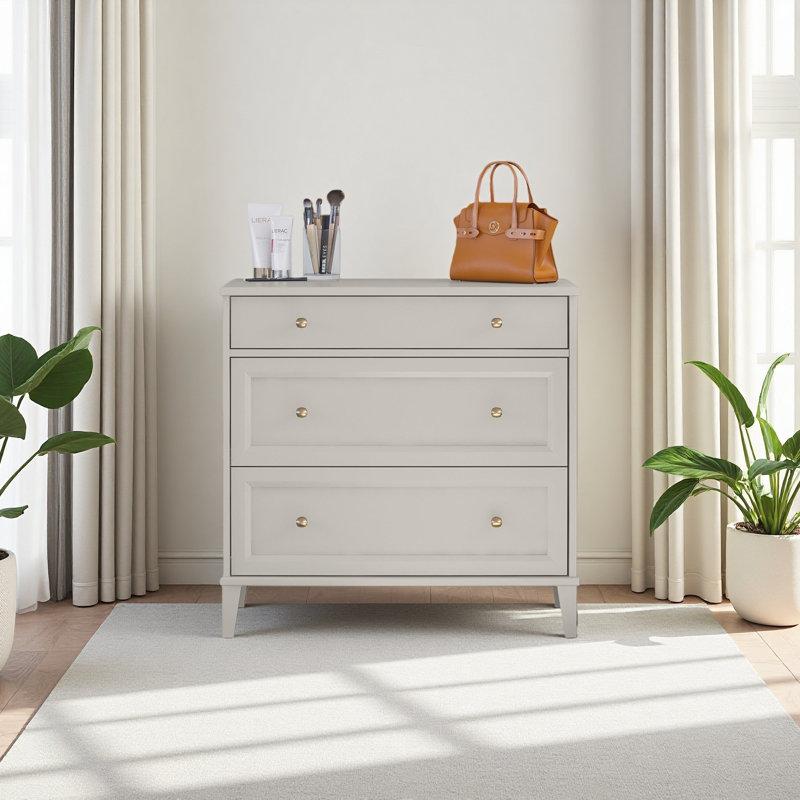 Commode 2 tiroirs avec bureau coulissant
