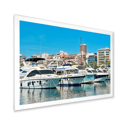 " Boats Docked At Port Alicante Spain "
