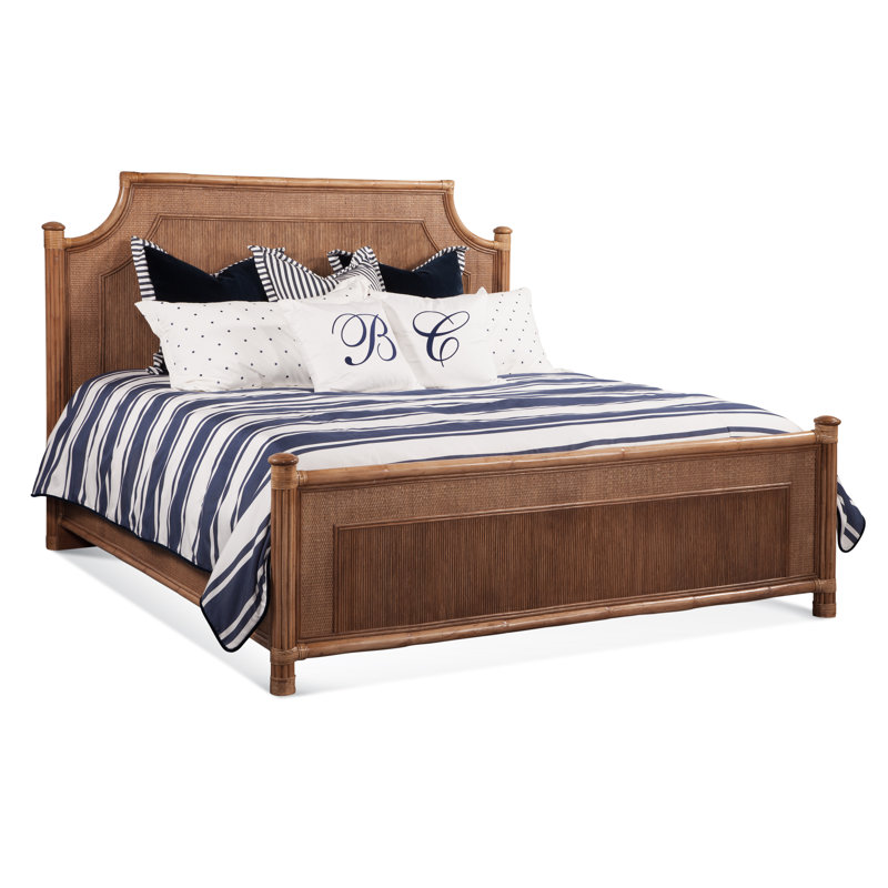 Summer Retreat Rattan Bed, Willow, King