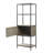 3-Shelf Bookcase With Storage Cabinet