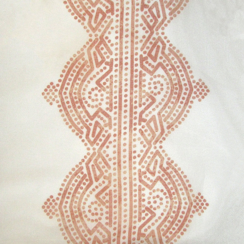 Panneau de rideau simple diaphane Axbridge, Terra Cotta, 52 po x 95 po