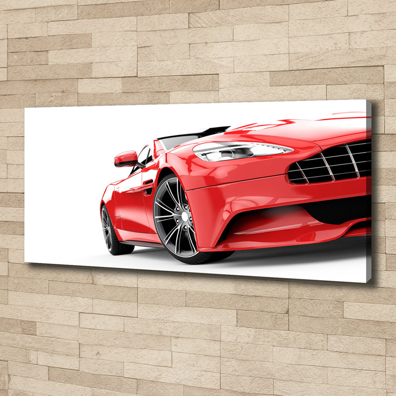 Sports Car - Wrapped Canvas Print