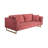 90'' Velvet Sofa-1832535827