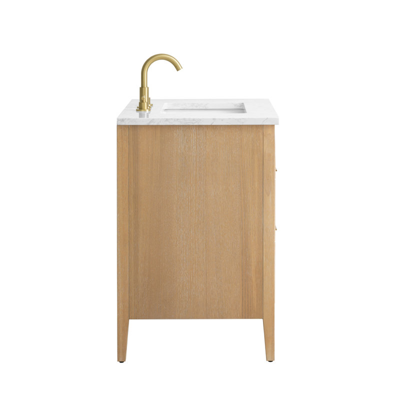 Emma 30" W Single Vanity, Classic Oak