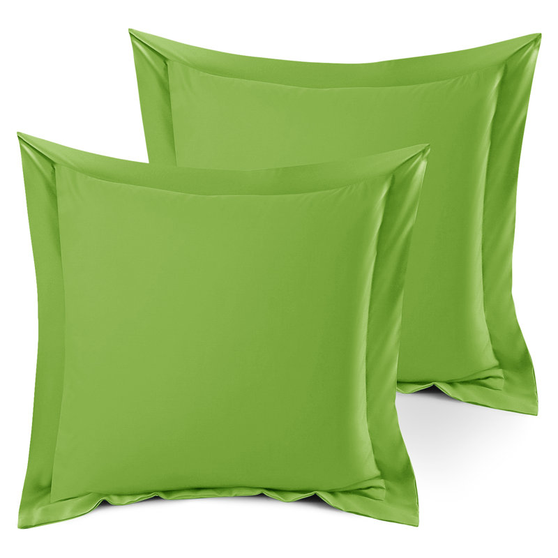Taie décorative 100% polyester , 18 po x 18 po, Vert jardin