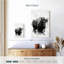 Bison Brampt noir et blanc-108244433