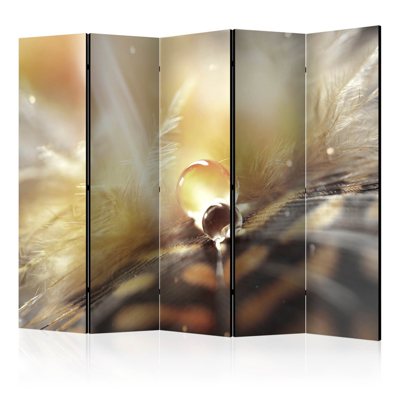 Ong Solid Wood Folding Room Divider, 5