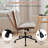  Armless Home Office Chair With Rocking Backrest Swivel & Height Adjustable Seat