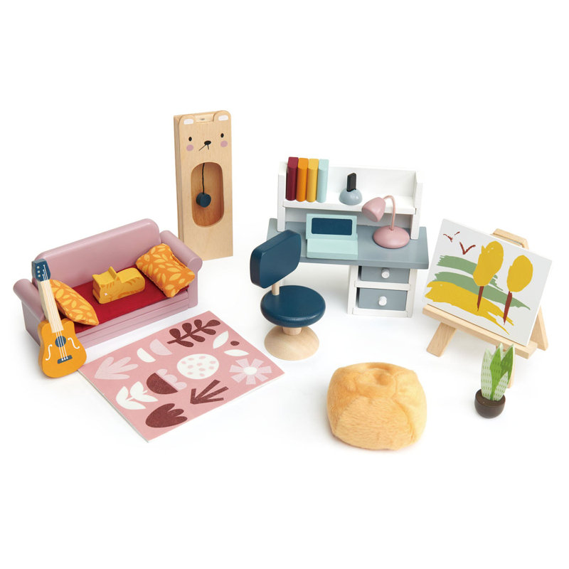 Study Dollhouses Furniture Accessories