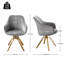 Velvet Swivel Accent Chair-1825405947
