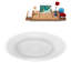 1498.6mm x 718.8mm Mounting / Installation Required Soaking Acrylic Bathtub-1775710718