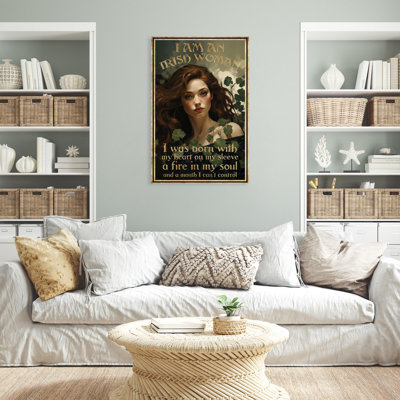 «I Am An Irish Woman 1», reproduction sur toile