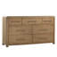 Tricia 7-Drawer Rubberwood Dresser, Natural