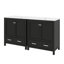 Ensemble de meuble-lavabo 60 po avec double meuble-lavabo et lavabo simple en céramique avec tiroirs divisés-807168591