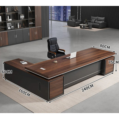 Mylisha L-Shaped Executive Desk