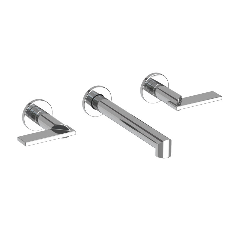 Keaton Wall Mount Bathroom Faucet, Polished Chrome