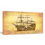 Bateau brun ancien en mouvement - impression-34273190-34273103