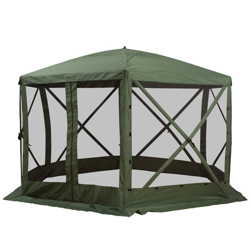 Serre L 11,5 pi. D Fibre de verre, Vert