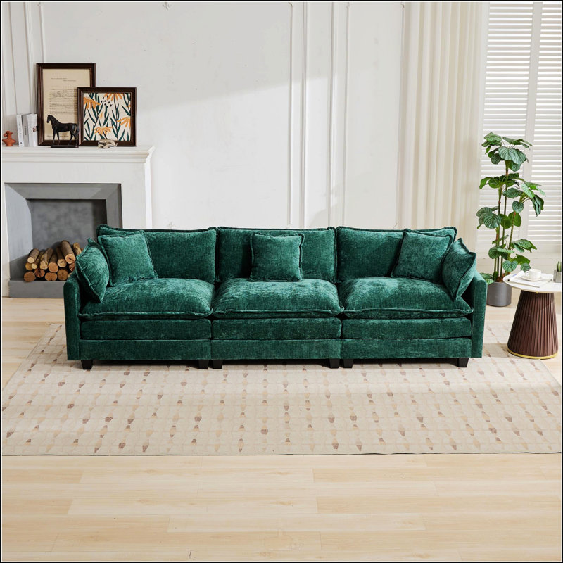 Canapé Cloud 3 places, H 33,1 po x l 35 po x P 113,8 po, 3