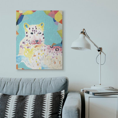 Décoration murale large pour enfant abstract leopard Corbally