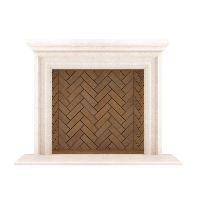 Grand Monterey Fireplace Surround, Smooth Beige