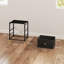 46cm W Engineered Wood Bedside Table