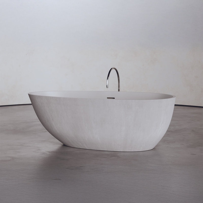 74.8'' L Soaking Bathtub, White