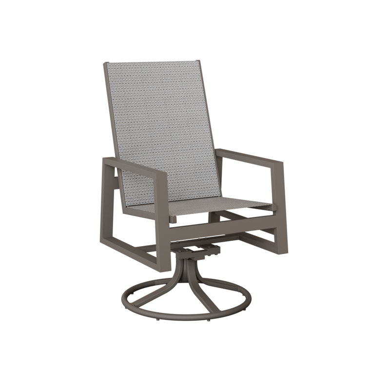 Chaise berçante berçante à haut dossier berçant Vida Berlin Gardens, Corbeau Jazzy, Graphite