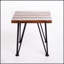 Table d'appoint en bois et métal ZION