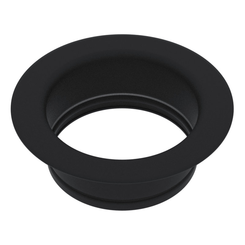 Disposal Throat Escutcheon, Matte Black