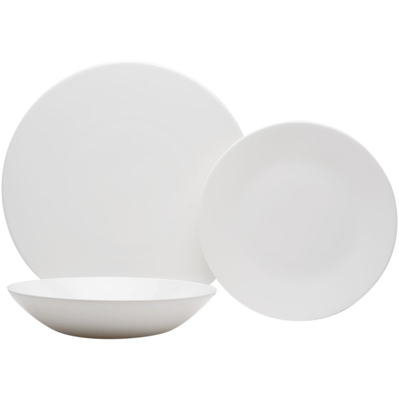 Red Vanilla Extreme 18 Piece Bone China Dinnerware Set, Service for 6
