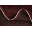 Tapis oriental rouge à motif géométrique 5 x 6